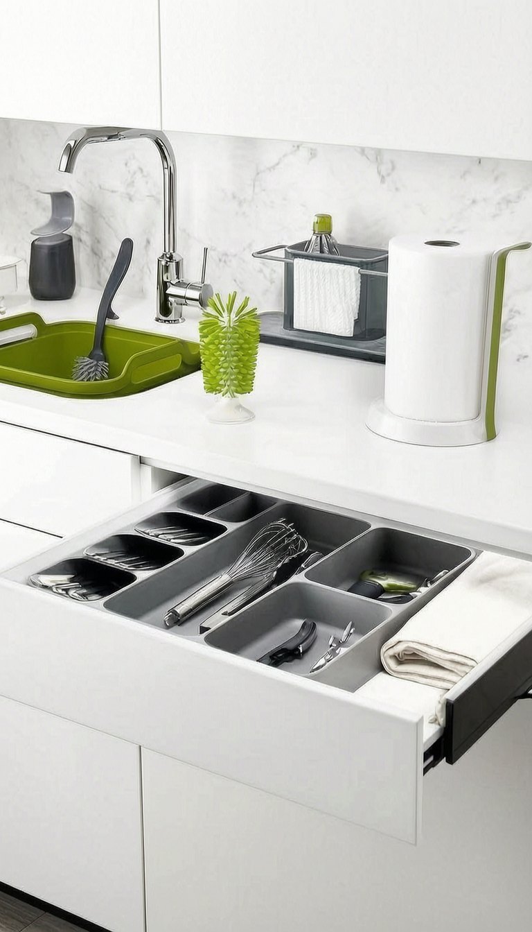 Joseph Joseph DrawerStore vertical kitchen scene