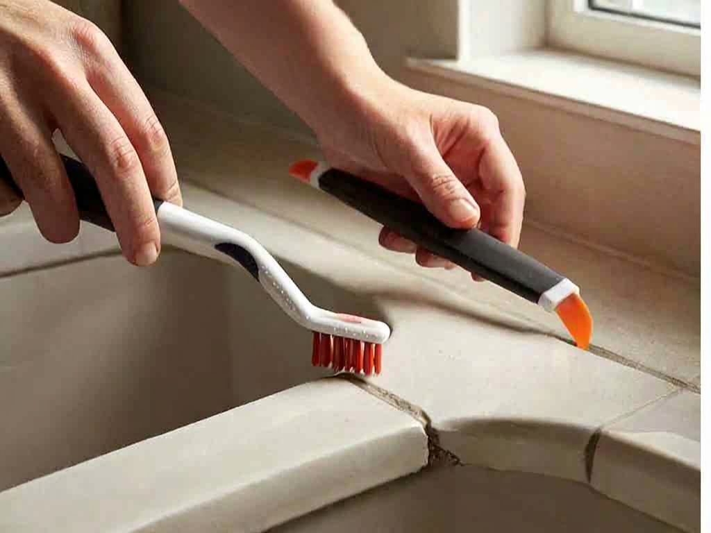 OXO Good Grips Deep Clean Brush Set practical use scene